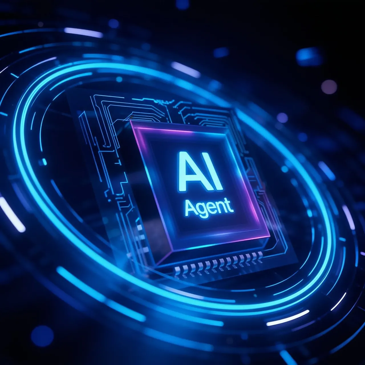 Neon chip reading AI Agent — custom-built AI agents